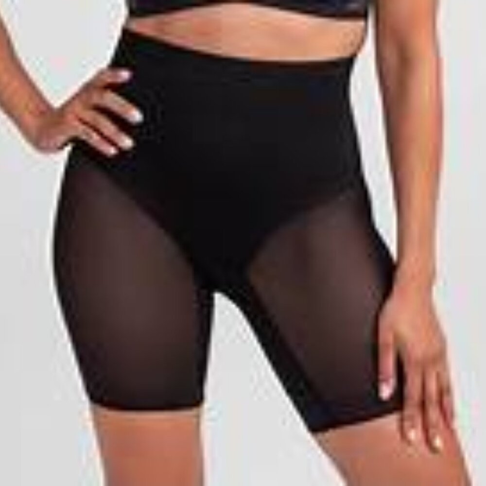 HoneyLove SuperPower Short Size 2X Black Midwaist Short Shapewear